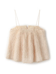 フィルムフェザーキャミブラウス≪手洗い可能≫