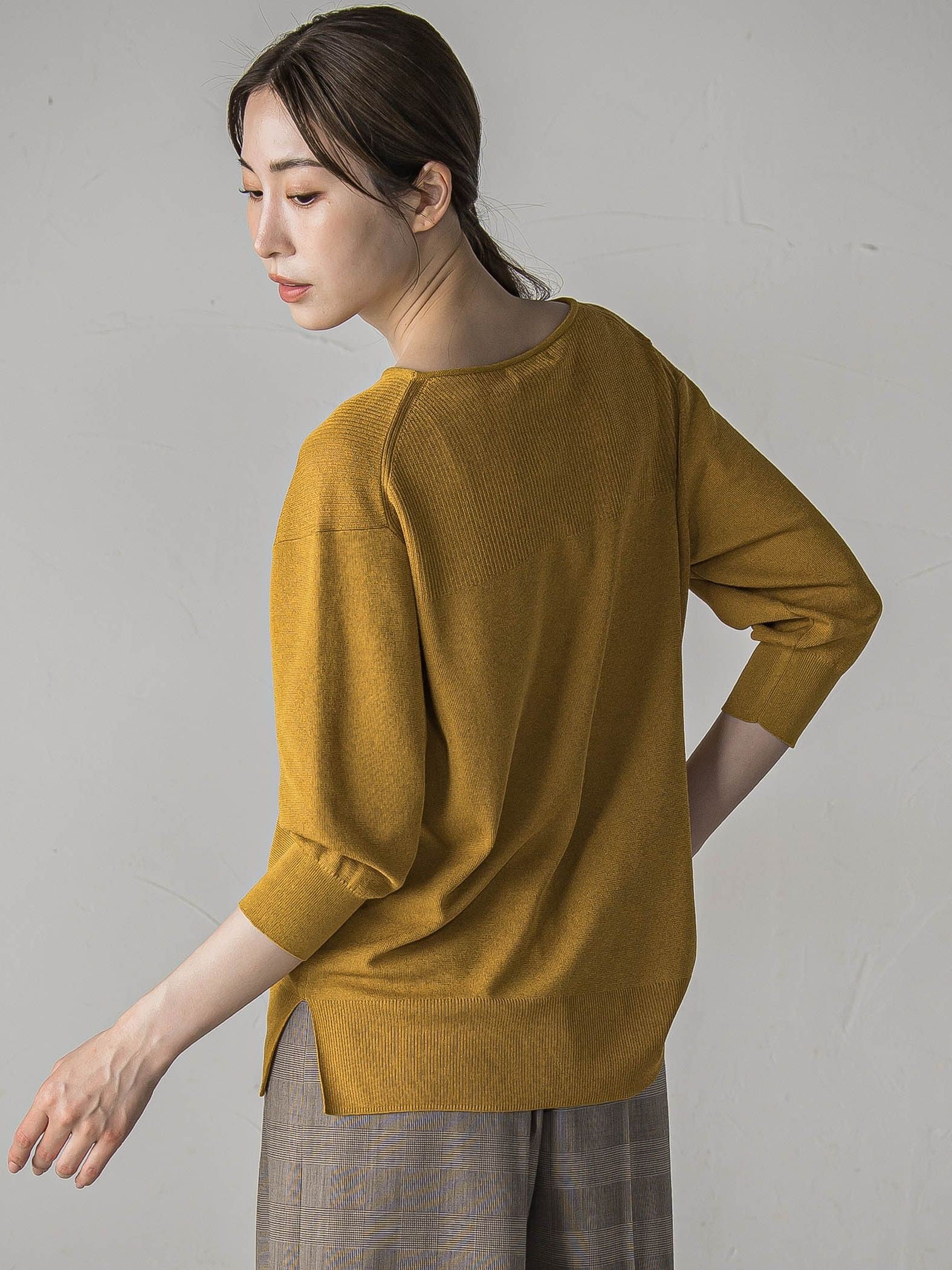 【極】SARIニットプルオーバー≪手洗い可能≫