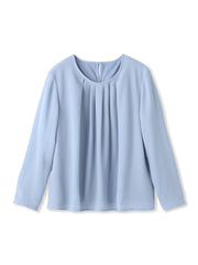 【WEB限定】こっそり暖かシフォンブラウス