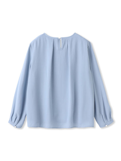 【WEB限定】こっそり暖かシフォンブラウス