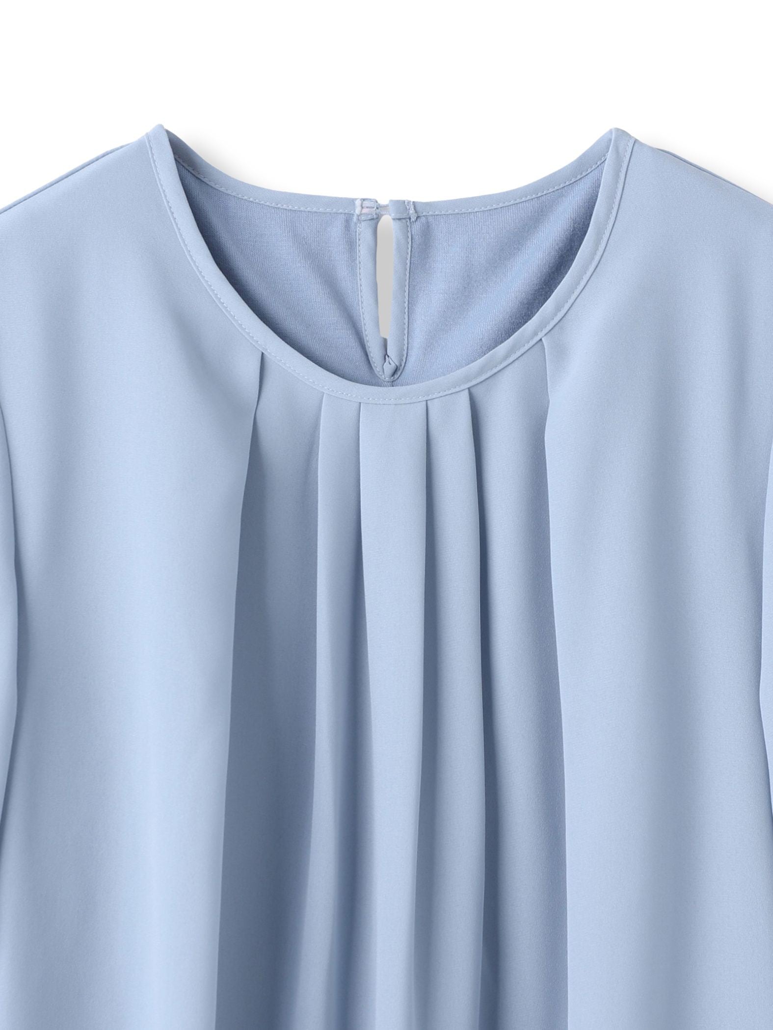 【WEB限定】透けにくい安心シフォンブラウス