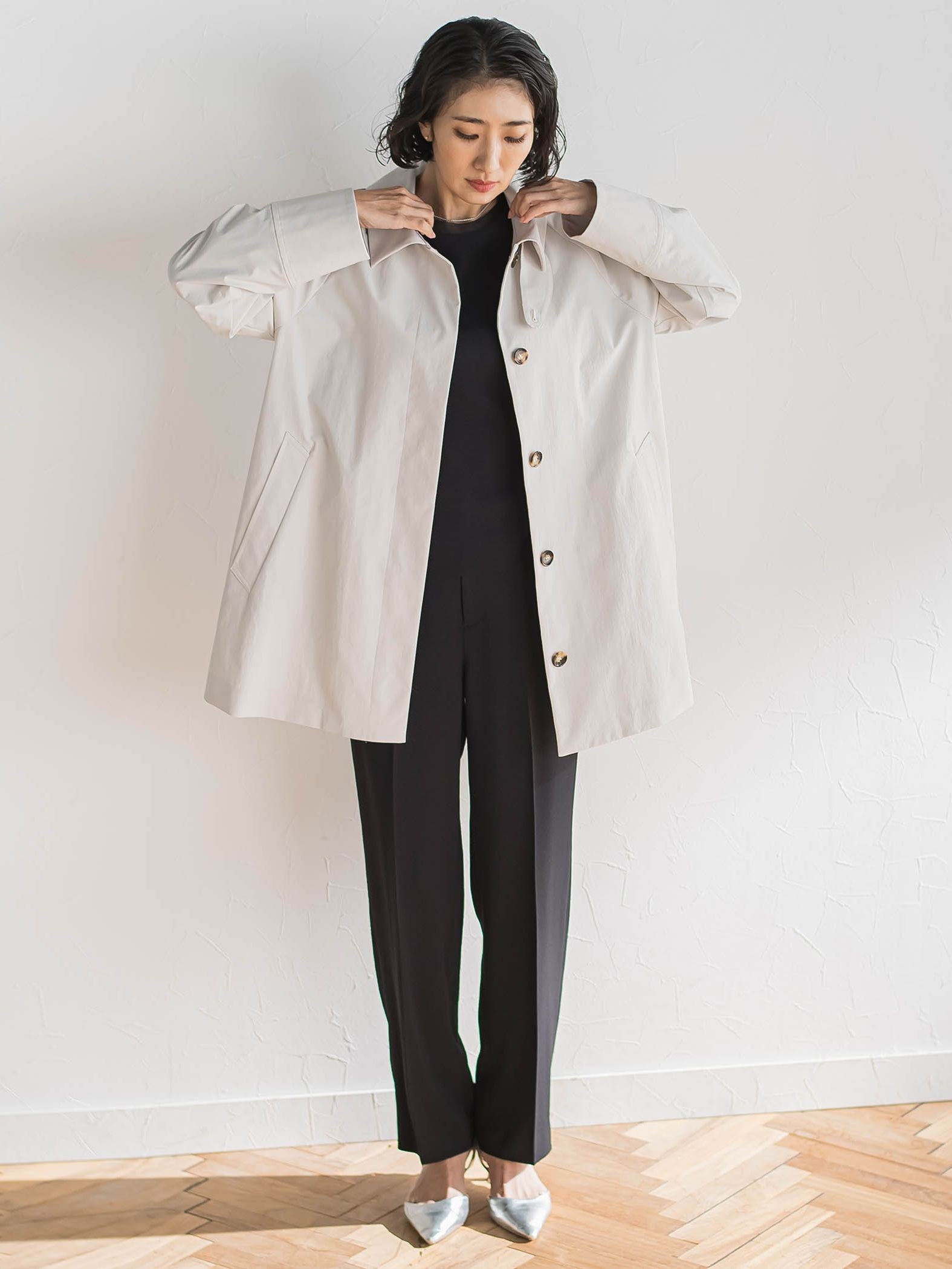 【大きいサイズ】タスランストレッチコート