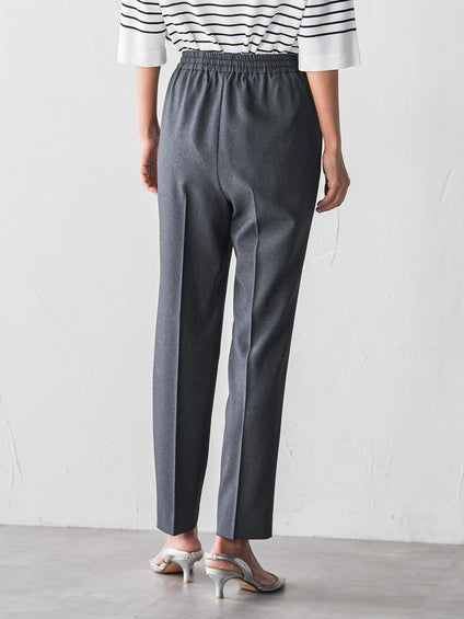 【大きいサイズ】まるーでデニムテーパードパンツ