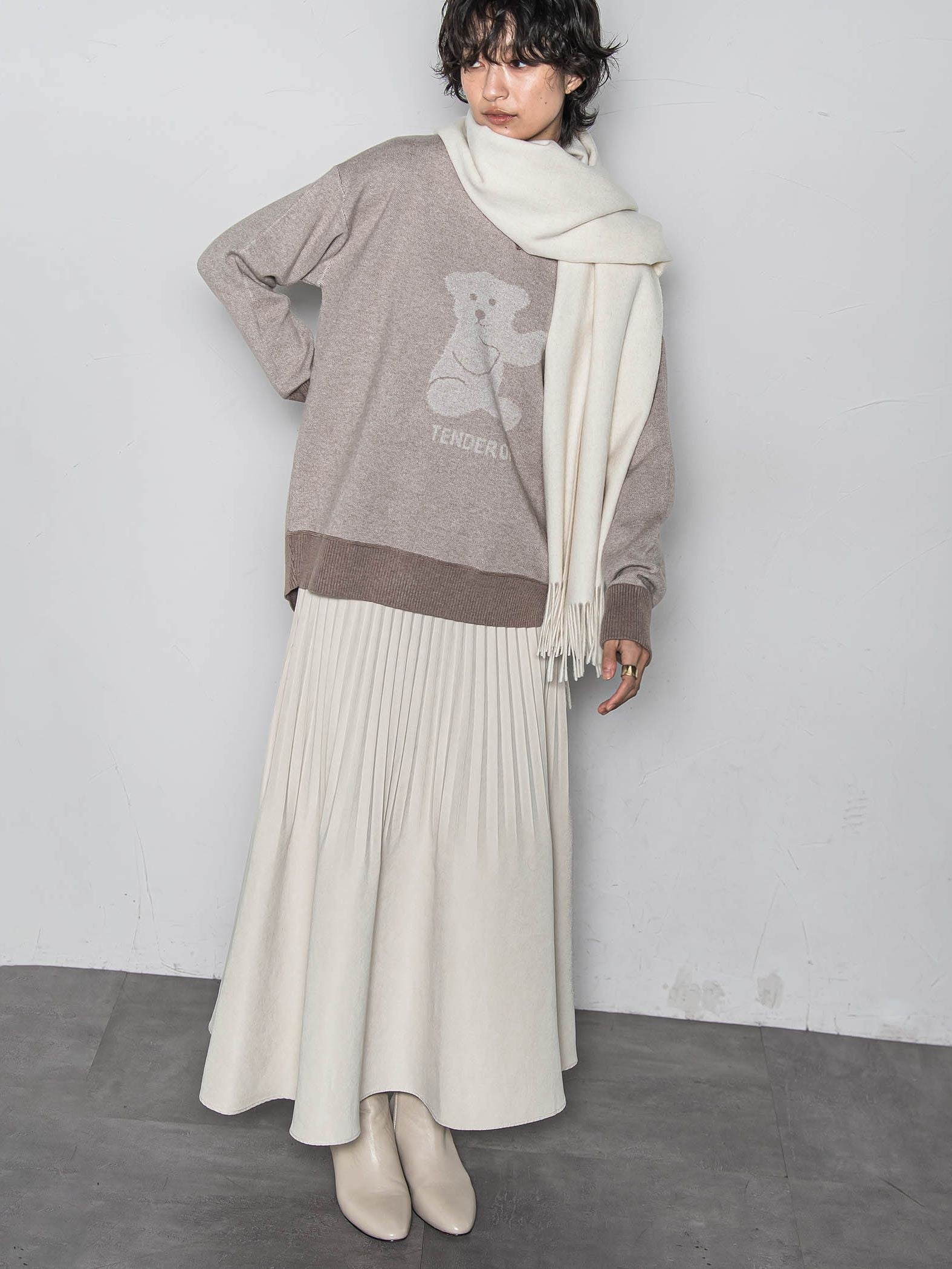 BEARジャカードニット≪手洗い可能≫