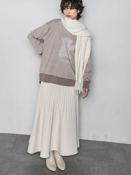 BEARジャカードニット≪手洗い可能≫