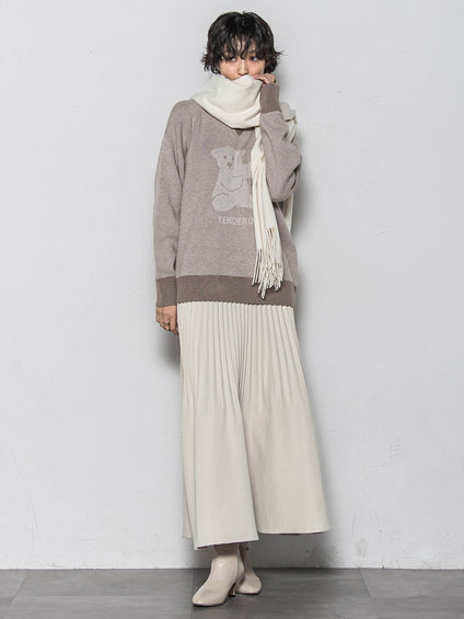 BEARジャカードニット≪手洗い可能≫