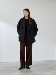 ツィードボンディングミドルコート