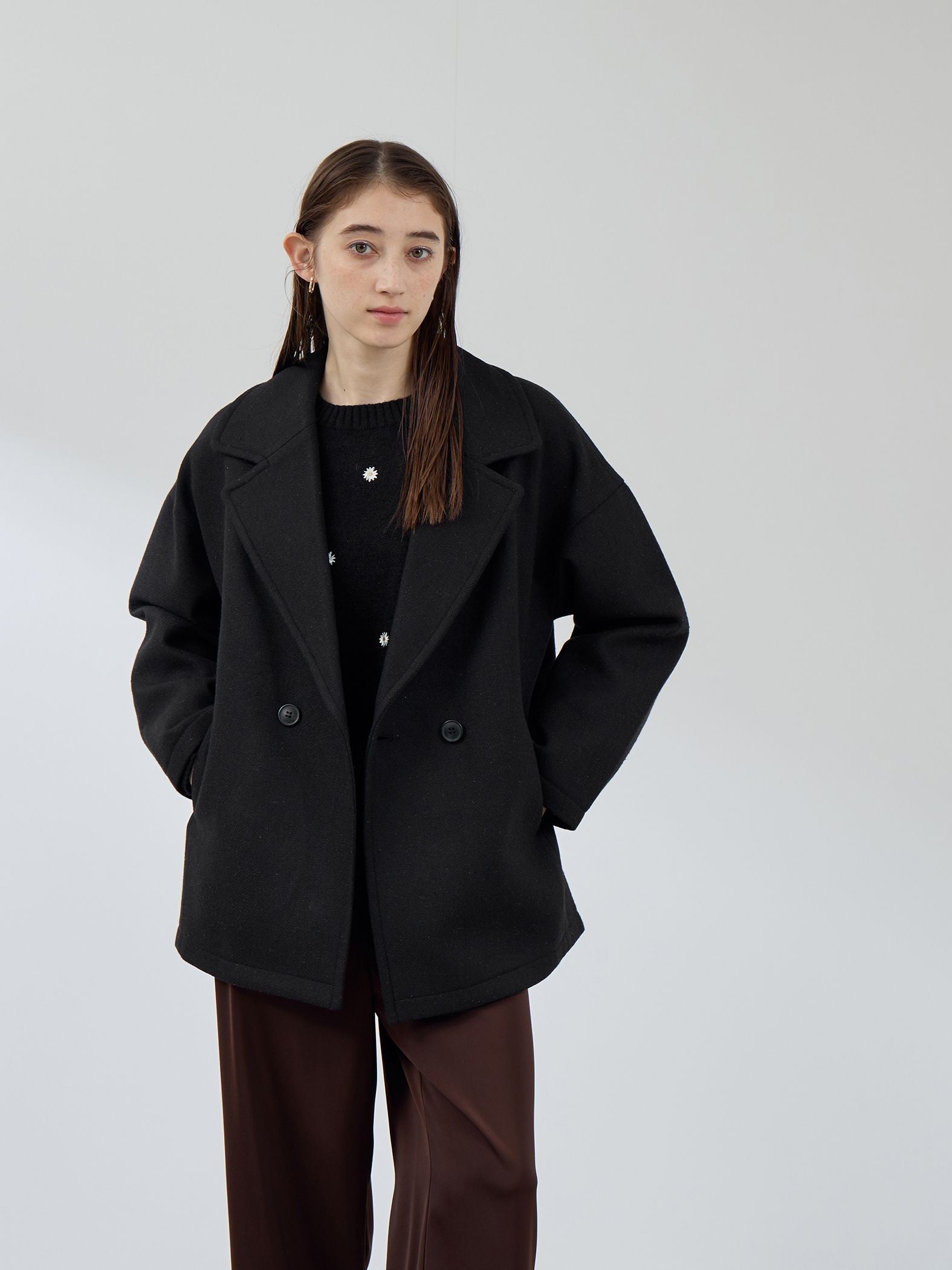 ツィードボンディングミドルコート