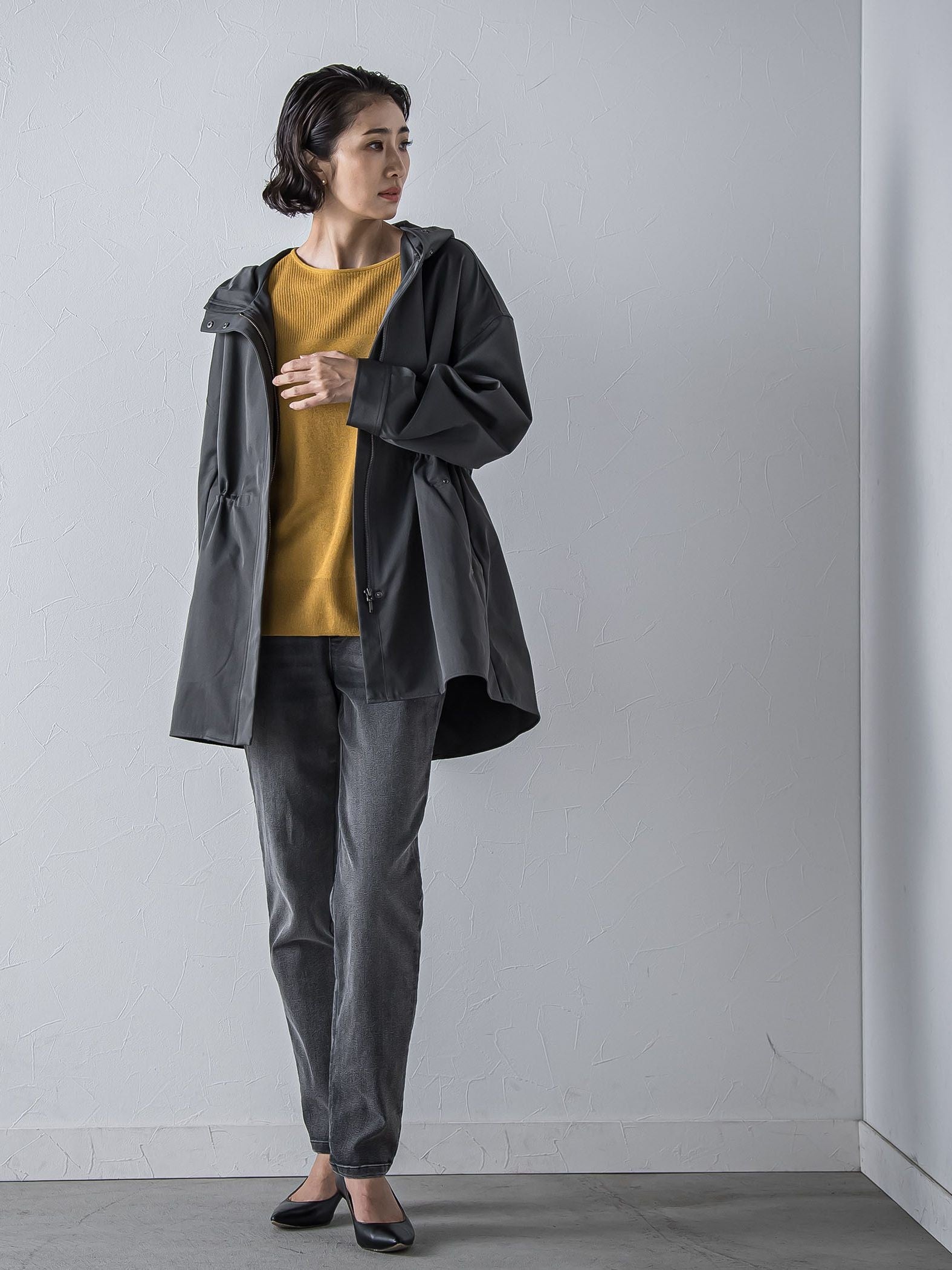 ”シルエットの変化が楽しめる”ストレッチマウンテンパーカー