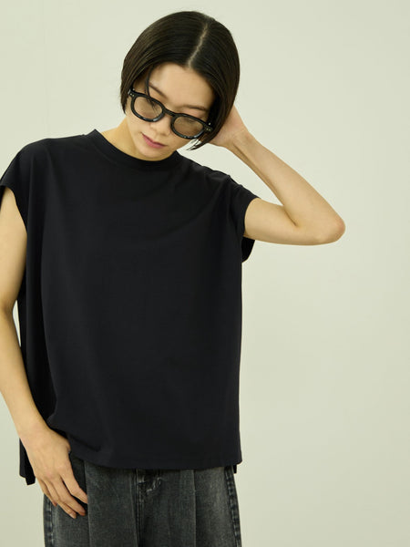 コットンソロナフレンチスリーブTシャツ