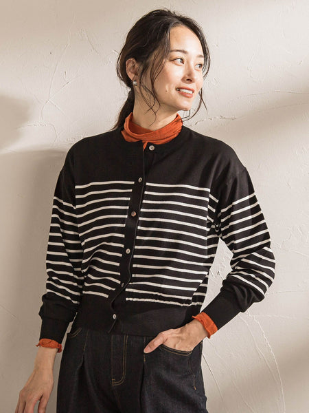 【WEB限定】クルーネックカーディガン≪11号あり/洗える≫