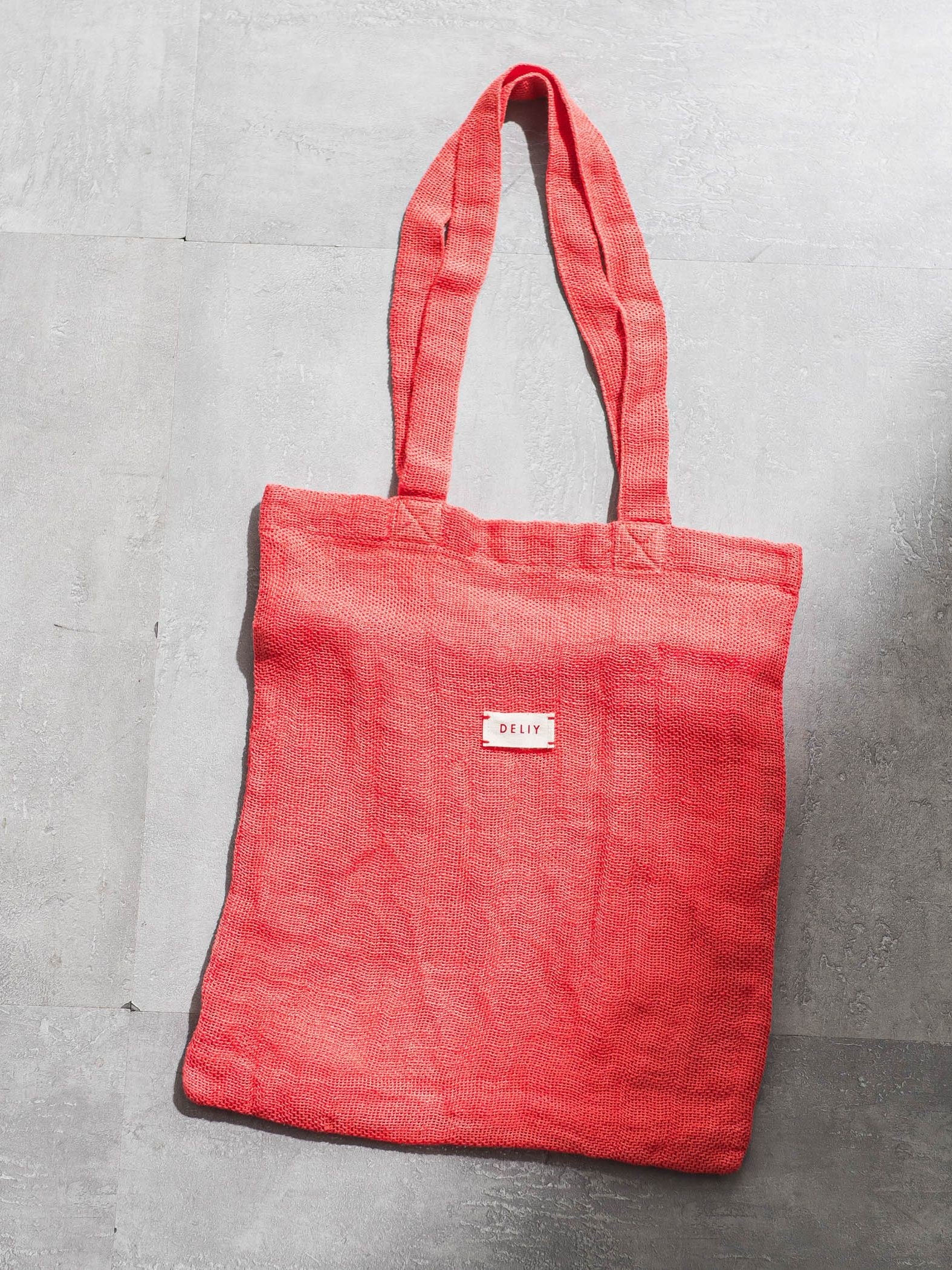【WEB限定】【DELIY】LINEN RAMIE LENO WEAVE SHOULDER BAG