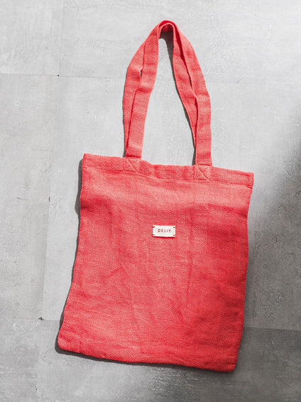 【WEB限定】【DELIY】LINEN RAMIE LENO WEAVE SHOULDER BAG