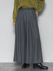 【新色追加】フレアヘムキュロットパンツ≪洗濯機で洗える≫