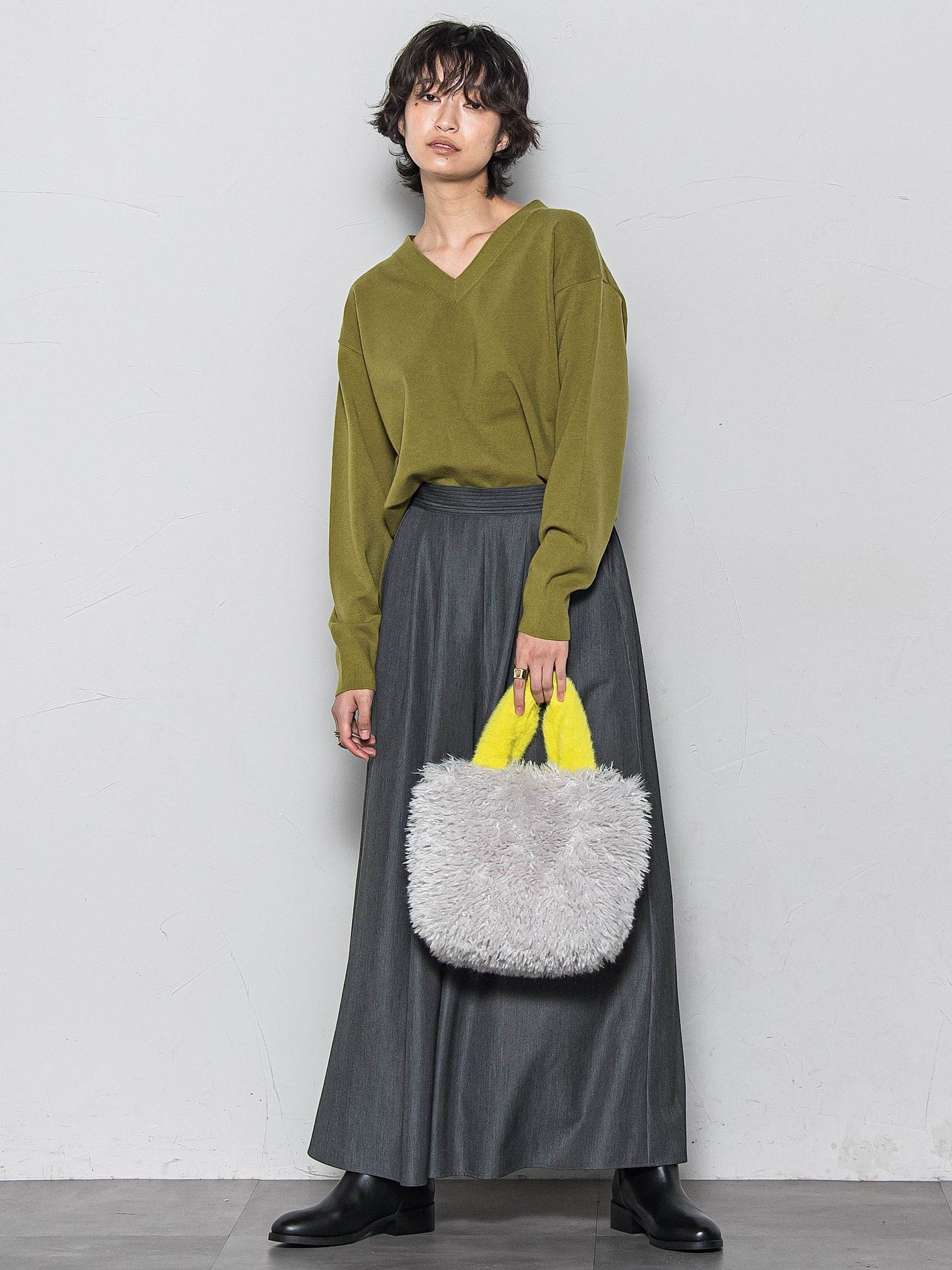 【新色追加】フレアヘムキュロットパンツ≪洗濯機で洗える≫