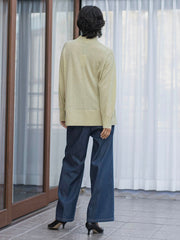 セルロースデニムワイドパンツ