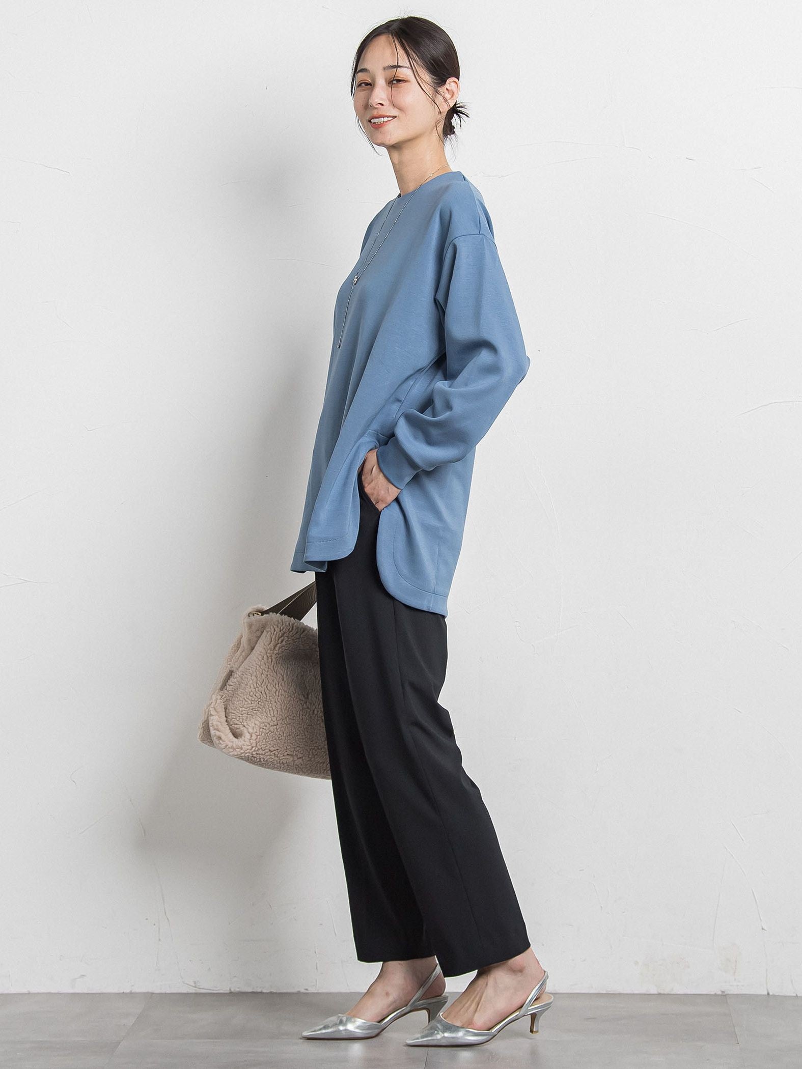 【WEB限定】ふんわリッチプルオーバー≪手洗い可能≫