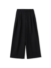 ライトウェイトストレッチワイドパンツ≪洗える≫