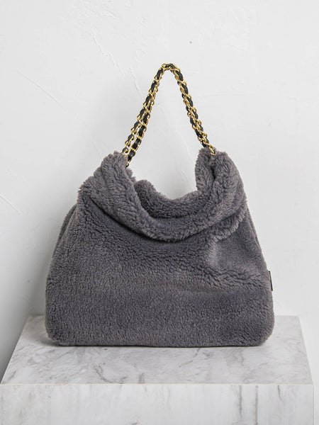 【WEB限定】【VIOLAd'ORO】エコムートン チェーンショルダートート