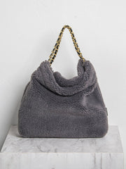 【WEB限定】【VIOLAd'ORO】エコムートン チェーンショルダートート