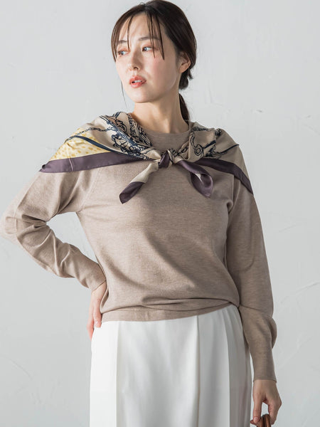 【WEB限定】エレカットベーシックニット