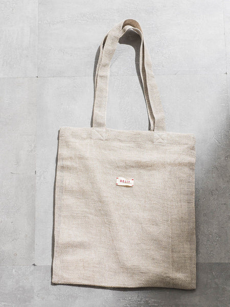 【WEB限定】【DELIY】LINEN RAMIE LENO WEAVE SHOULDER BAG