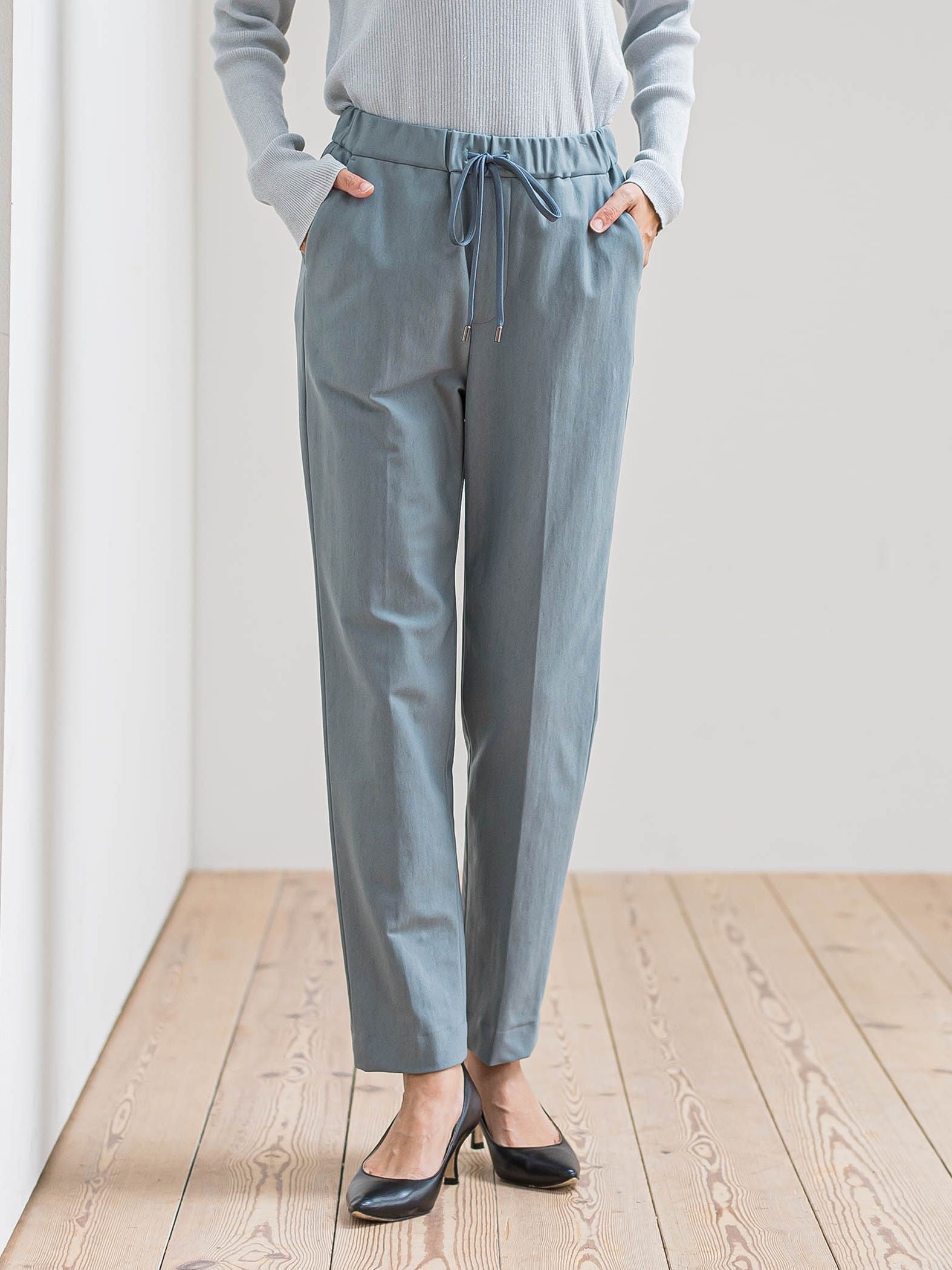 【大きいサイズ】<極>”ラクきれい”裏起毛ジョグパン