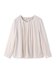 【WEB限定】こっそり暖かシフォンブラウス