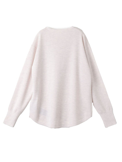 【WEB限定サイズあり】【洗えるニット】Brisbaneクルーネックプルオーバー