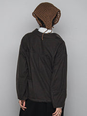 【楽・美・軽】スキッパーブラウス≪手洗い可能≫