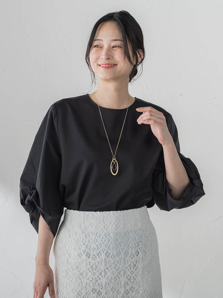 デザインスリーブプルオーバー