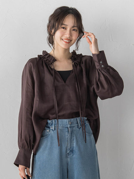 ラスターラミーカルゼブラウス
