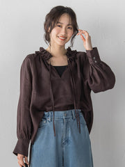 ラスターラミーカルゼブラウス