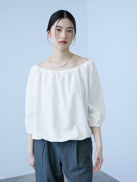 【キレカジ】撥水バルーンブラウス