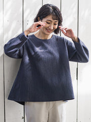 つぶつぶジョーゼットカットソー≪洗濯機で洗える≫