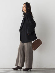 プレミアムウールカシミヤショートコート
