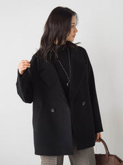 プレミアムウールカシミヤショートコート