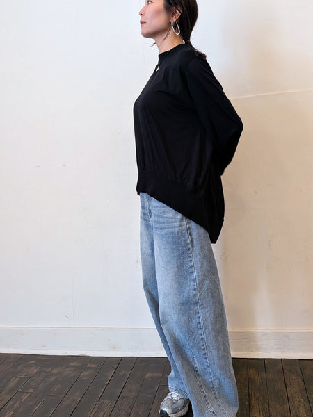 《予約販売》　soft gather tops 【日本製】