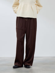 スポンディッシュサテンイージーパンツ≪手洗い可能≫