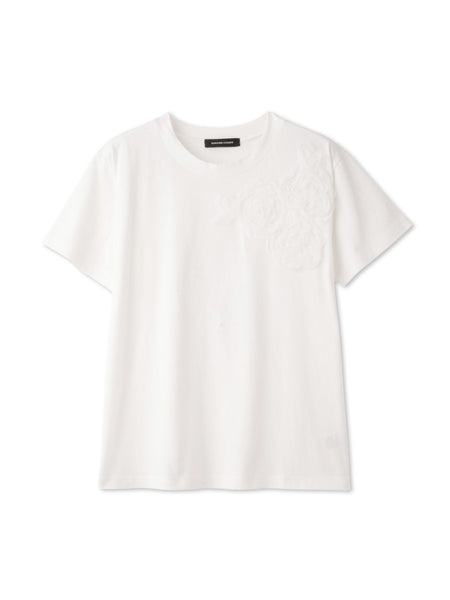 チュールフラワーモチーフプルオーバー