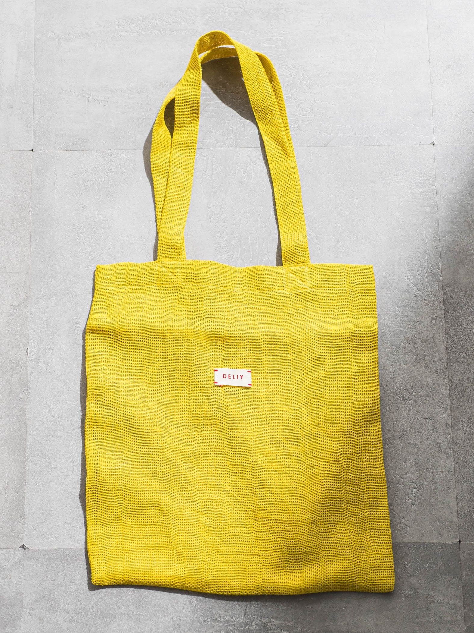【WEB限定】【DELIY】LINEN RAMIE LENO WEAVE SHOULDER BAG