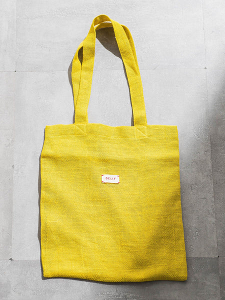 【WEB限定】【DELIY】LINEN RAMIE LENO WEAVE SHOULDER BAG