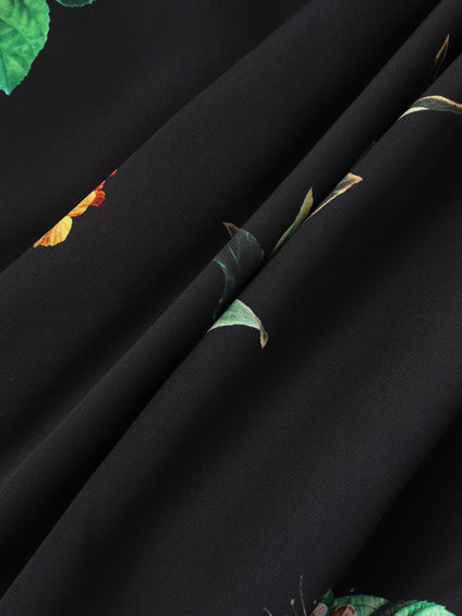 フラワープリントブラウス