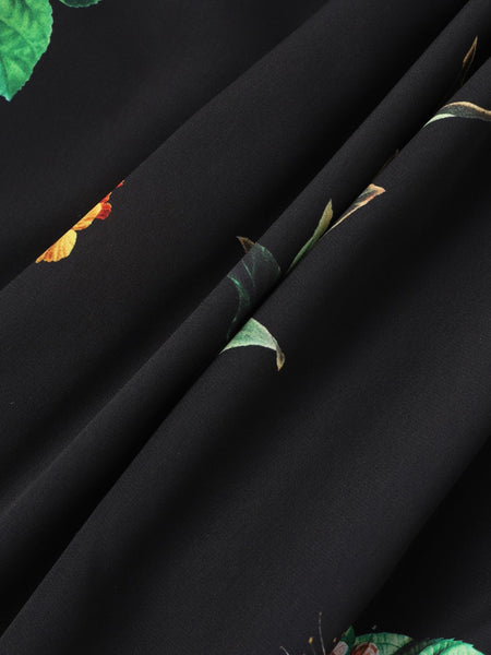 フラワープリントブラウス