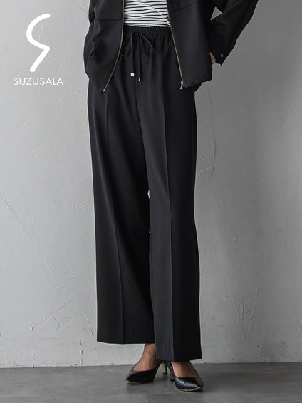 【大きいサイズ/選べるSETUP】SUZUSALAワイドパンツ