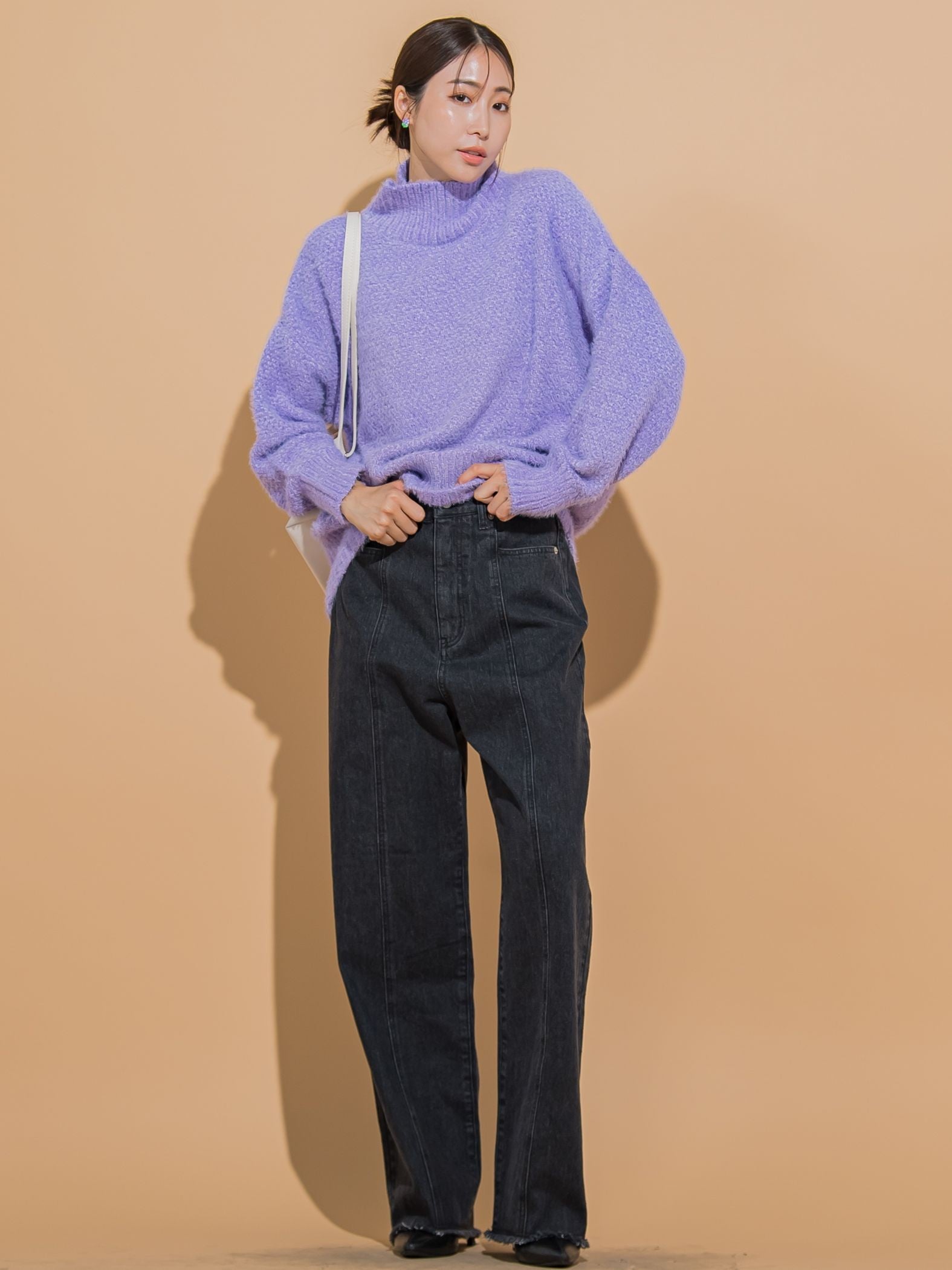 【KOREAN ITEM】フェイクレザーリュックショルダーバッグ
