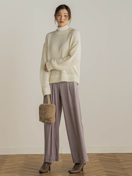 メッシュガラプルオーバー≪手洗い可能≫