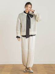 メッシュガラプルオーバー≪手洗い可能≫