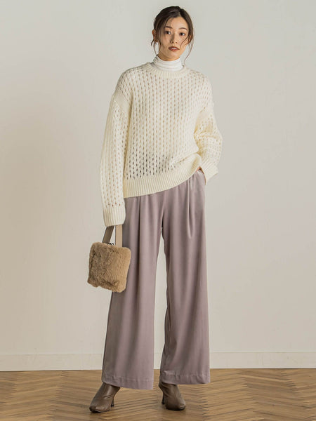 メッシュガラプルオーバー≪手洗い可能≫