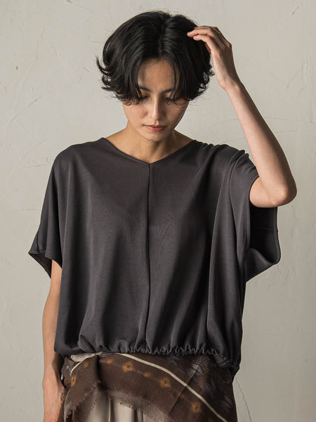 とろみジャージーVネックプルオーバー≪セットアップ対応≫